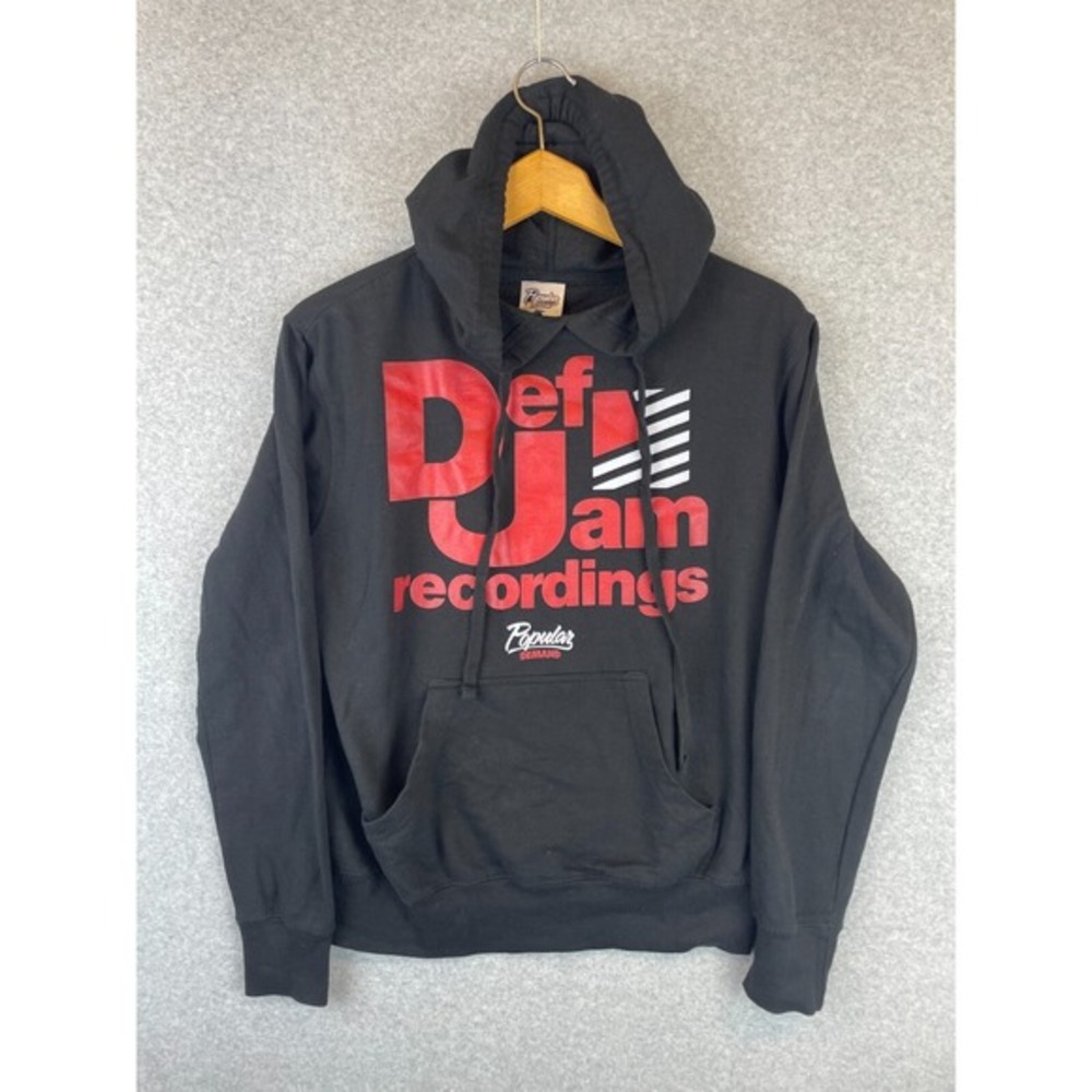 Def Jam Hoodie Mens Small Hiphop Rap Record Label Rick Rubin Recordings Pullover